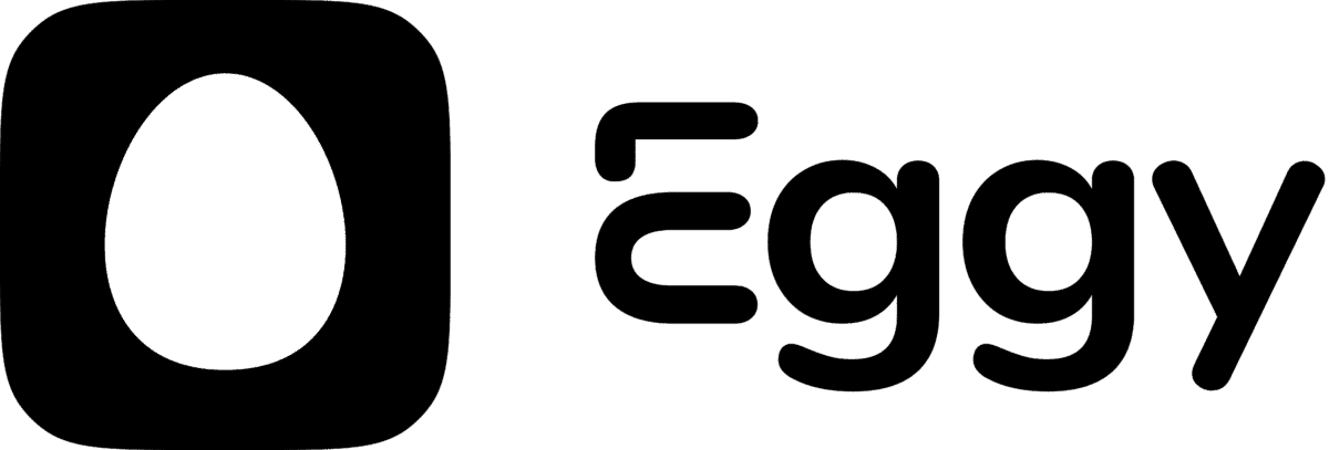 Logo App Eggy Black